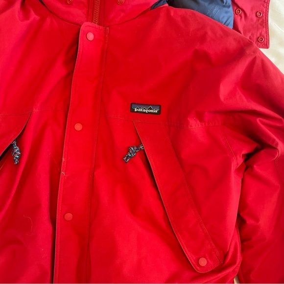 Vintage 1998 Patagonia Insulated Mountain Red Parka Jacket 65885 - Picture 2 of 12